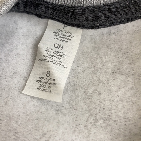 MOM LIFE Buffalo Plaid Cozy Crewneck Popover Sweatshirt Small Oversized Casual - Picture 6 of 6